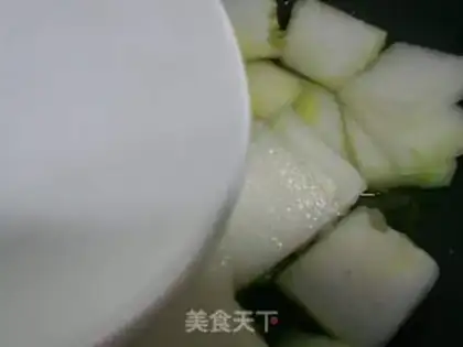 Make The squid cooks the melon step 9