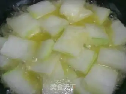 Make The squid cooks the melon step 10
