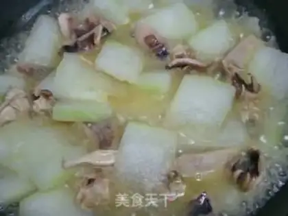 Make The squid cooks the melon step 11