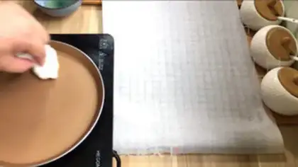 Make Tea and cheese towel rolls step 7