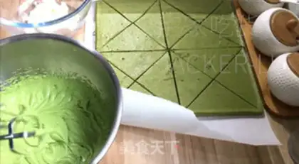 Make Tea and cheese cream cake step 22