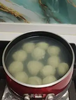 Make Tea chicken meatball soup step 8