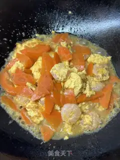 Make Shrimp eggs fried carrots step 12