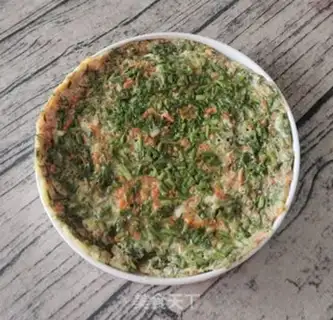 Make Carrot fragrance fried eggs step 5