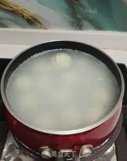 Make Tea chicken meatball soup step 9