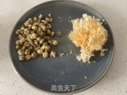 Make Silver chrysanthemum step 0