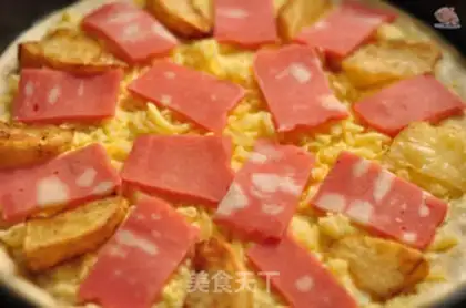 Make Mayo mayonnaise bacon pizza step 7
