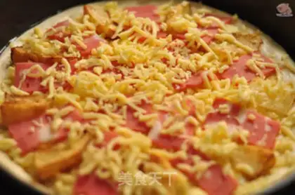 Make Mayo mayonnaise bacon pizza step 8