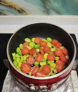 Make Peas and carrots step 2