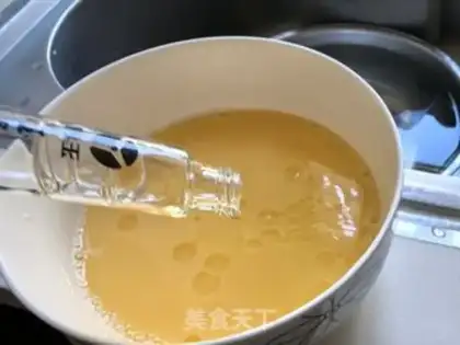 Make Tea oil, sea cucumber step 4