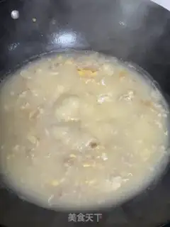Make Egg puffy soup step 6