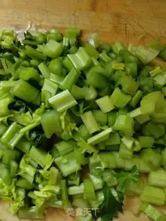 Make Big celery fried soybeans step 8