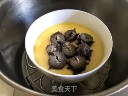 Make Tea oil, sea cucumber step 7