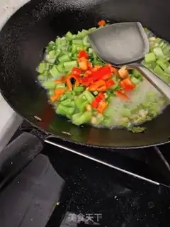 Make Big celery fried soybeans step 11