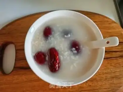 Make Red-tree rice congee step 7