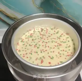 Make Creative evaporation cake step 7