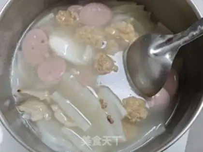 Make Three eggs soup step 6