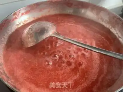 Make Strawberry sauce step 5