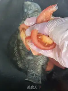 Make Bacon tomato fish step 4