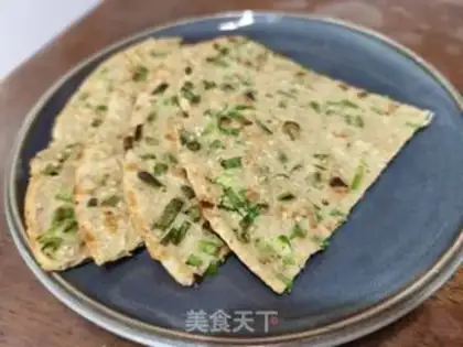Make Black wheat onion onion pancakes step 10