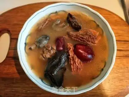 Make A chicken soup with sheep