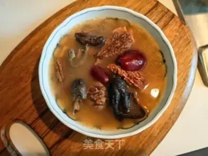 Make A chicken soup with sheep