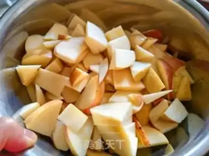 Make Ling Chi apple water step 2