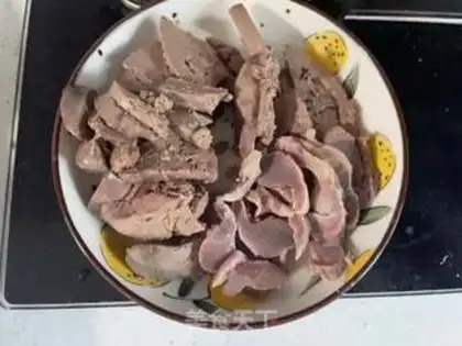 Make Duck blood fan soup step 3