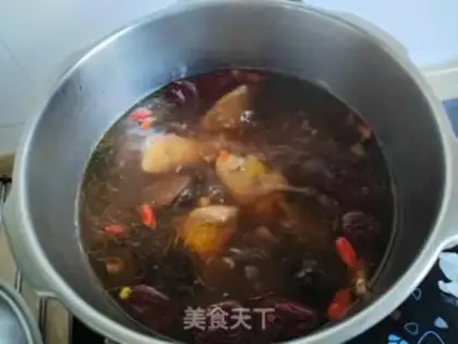 Make Five fingers of peach-cooked rooster step 5