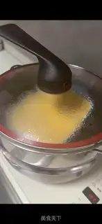 Make Homemade egg tofu step 2