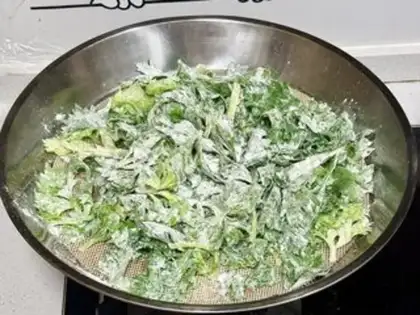 Make Celery leaves step 2