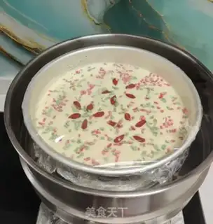 Make Creative, oil-free rice saffron step 15