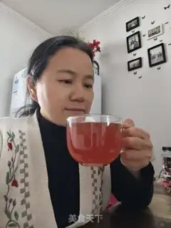 Make Strawberry Mountain hot red tea step 9