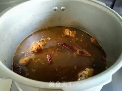 Make Yellow wine and pig hoof step 7