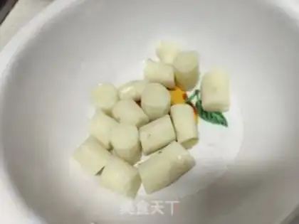 Make Peach apple cake step 5