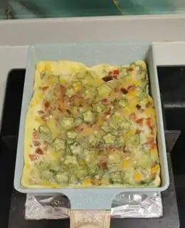 Make Creative vegetable fried eggs step 6