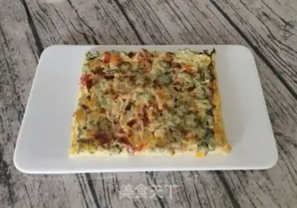 Make Creative vegetable fried eggs step 8