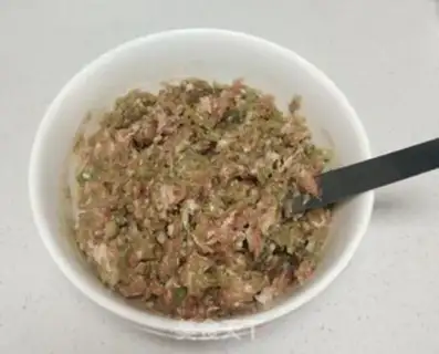 Make Celery dumplings step 1