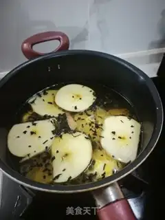 Make Orange apple tea step 5