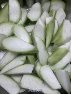 Make Tofu melon bouquet step 1