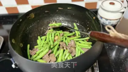Make Beef fried beans step 7