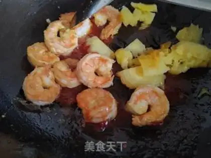 Make Pineapple shrimp step 6