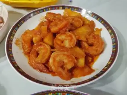 Make Pineapple shrimp step 8
