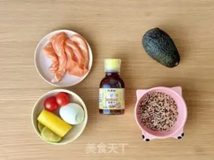 Make Cucumber salmon salad step 0