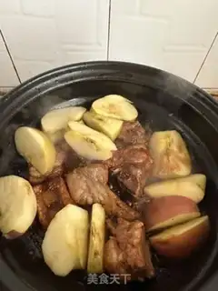 Make Apple stew ribs step 3
