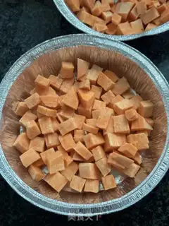 Make Red potato egg cream step 1