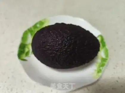 Make Blueberry butter mud step 1