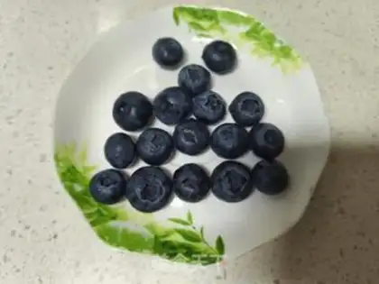 Make Blueberry black sesame soy sauce step 0
