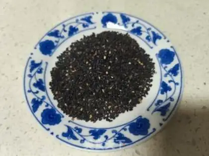 Make Blueberry black sesame soy sauce step 2
