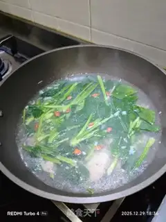 Make Spinach liver soup step 5